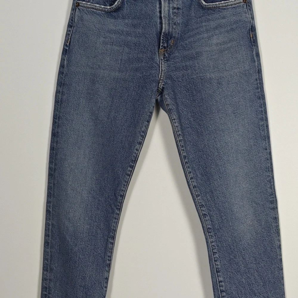 AGOLDE Toni Mid Rise Straight Medium Wash Blue Jeans Size 27 - Picture 10 of 16